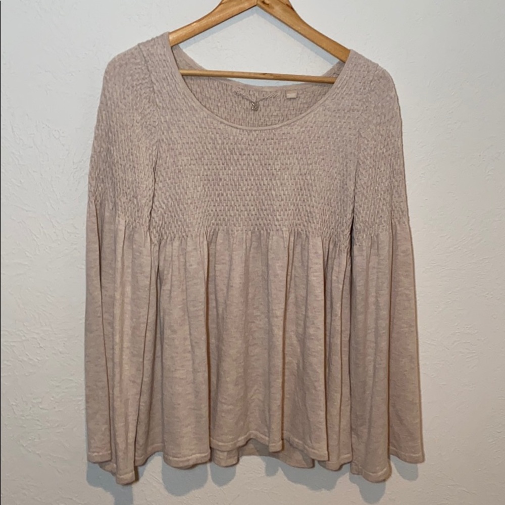 Anthropologie Knitted and Knotted Esme top